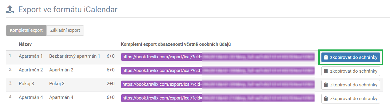 Trevlix export