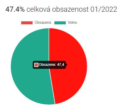 Celková obsazenost