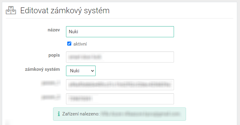 1 Zámkový systém