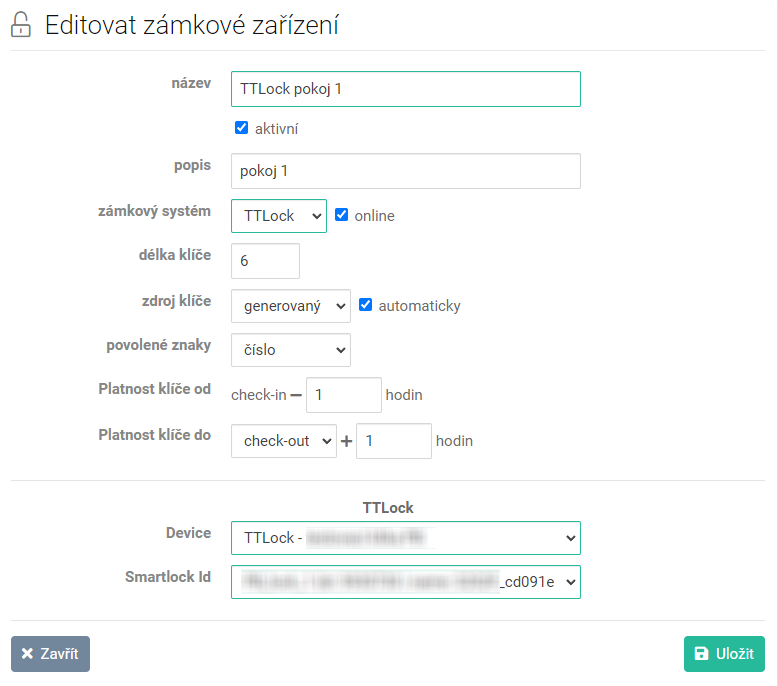 Zámkové zařízení