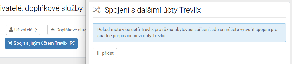 Trevlix - Spojit více účtů