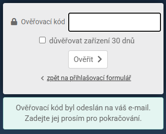 Trevlix - ověřovací kód