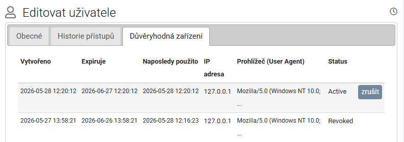 Důvěryhodná zařízení